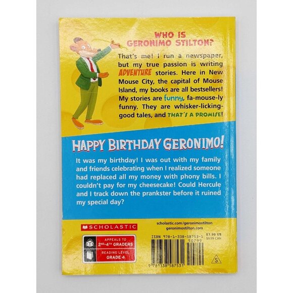 Geronimo Stilton Children's Chapter Paperback Books Lot of 13 - Picture 6 of 7